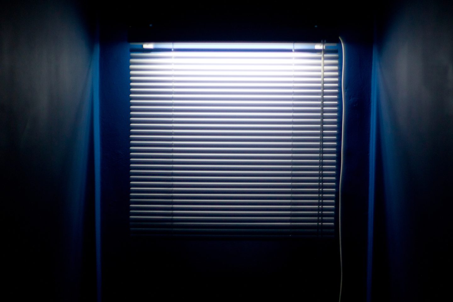 Behind the window